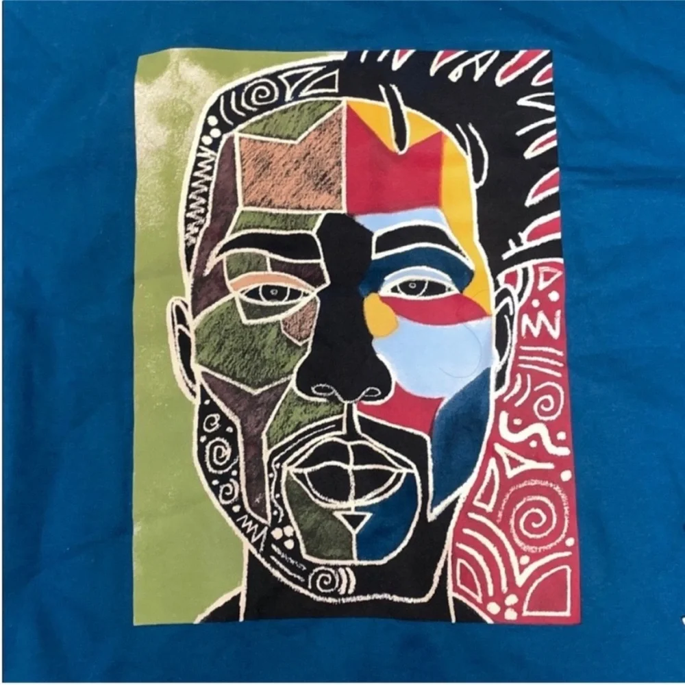 Target X Black History Month Unisex Blue Graphic Crewneck Sweatshirt XS NWT
